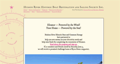 Desktop Screenshot of hudsonriverhistoricboat.org