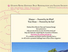 Tablet Screenshot of hudsonriverhistoricboat.org